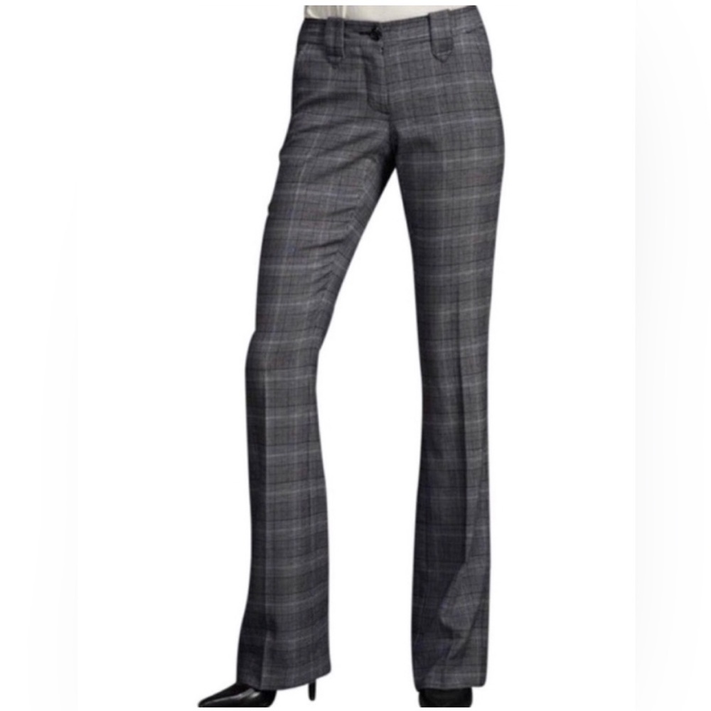 CAbi 922 Counsel Pants in Glenplaid Gray